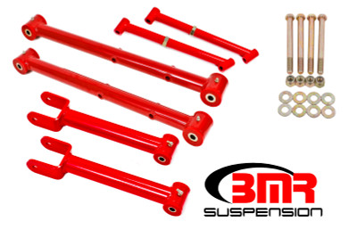 Shop in-stock special deals on BMR 1964-1967 Grand Sport | Skylark | El Camino | Chevelle | Malibu | Monte Carlo | Cutlass | 442 | Lemans | GTO (A-Body) Non-Adj. Rear Suspension Kit - Red - RSK007R from JustBoltOns.com. Military & First Responder Discounts Available.