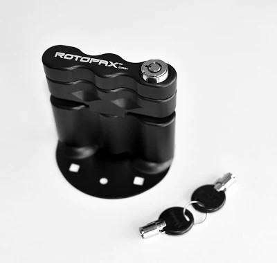 RotopaX DLX Locking Pack Mount (For Flat Surfaces) Works With Any RotopaX Containers - RX-LOX-PM
