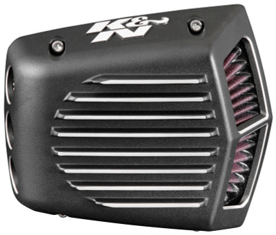 K&N Street Metal Intake System for 01-16 Harley Davidson Softail/Dyna - Shaker Black