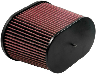 K&N Universal Air Filter - Oval Straight - 3.688in Flange ID x 10.25in Base O/S Length x 7.875in H