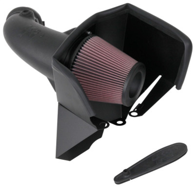 K&N 2018-2019 Jeep Grand Cherokee Trackhawk 6.2L & 2021-2023 Durango Hellcat F/I Aircharger Performance Intake - 63-1579
