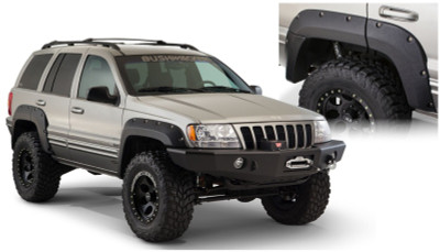 Bushwacker 99-04 Jeep Grand Cherokee Cutout Style Flares 2pc - Black