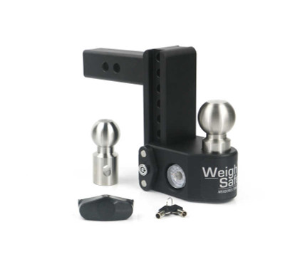 Weigh Safe 6in Drop Hitch w/Built-in Scale & 2in Shank (10K/15K GTWR) - Steel