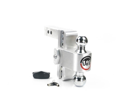 Weigh Safe 180 Hitch 6in Drop Hitch & 2in Shank (10K/12.5K GTWR) - Aluminum