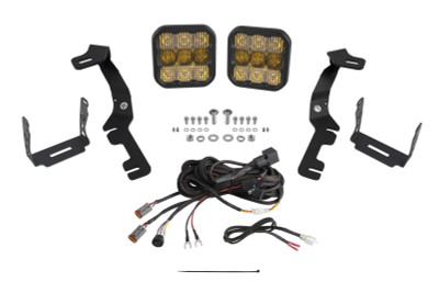 Diode Dynamics Stage Series Ditch Light Kit for 2019-Present Ram SS5 - Sport Yellow Combo