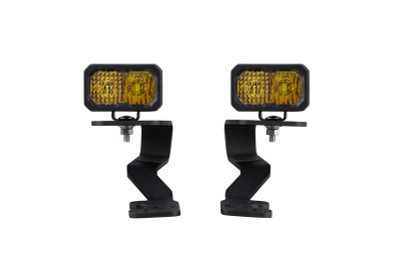 Diode Dynamics 2022 Toyota Tundra C2 Sport Stage Series Ditch Light Kit - Yellow Combo