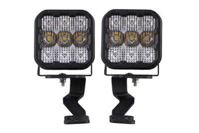 Diode Dynamics 2022 Toyota Tundra SS5 Pro Stage Series Ditch Light Kit - White Combo