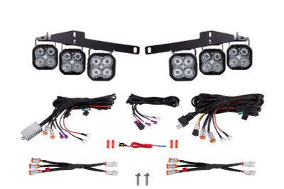 Diode Dynamics 17-20 Ford Raptor SS3 LED Fog Light Kit - White Max