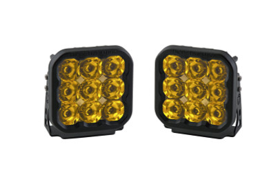 Diode Dynamics SS5 LED Pod Sport - Yellow Spot (Pair)