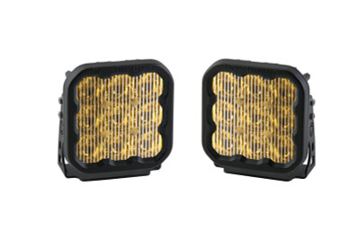 Diode Dynamics SS5 LED Pod Sport - Yellow Driving (Pair)