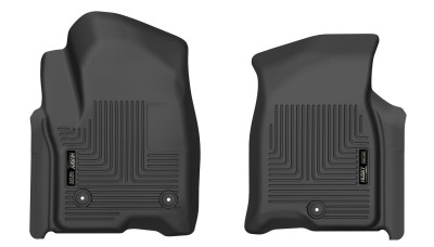Husky Liners 2021-2024 Chevy Tahoe / 2021-2024 Cadillac Escalade X-Act Contour Black Front Seat Floor Liners - 55861