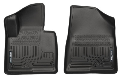 Husky Liners WeatherBeater Front Row Floor Liners, Black for 2013-2015 Hyundai Sante Fe GLS/Limited - Part #13861