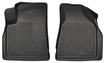 Husky Liners WeatherBeater Front Floor Liners, Black for 2009-2014 Chevy Traverse/2007-2014 GMC Acadia - Part #18211