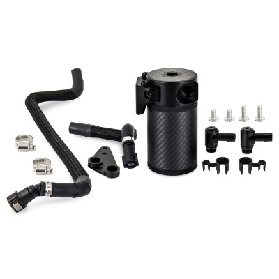 Mishimoto Catch Can / Oil Separator | 2020-2026 Chevrolet Corvette C8 Baffled Oil (PCV Side) | MMBCC-C8-20PCF