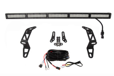 Diode Dynamics 2018-2025 Jeep JL Wrangler/Gladiator SS30 Bumper Bracket Kit - White Flood (Single)