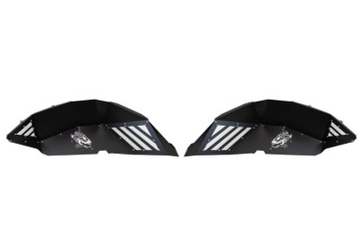 Fishbone Offroad 2018-2025 Jeep Wrangler - Black Powdercoat Rear Inner Fenders
