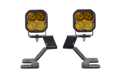 Diode Dynamics 2021-2024 Ford Bronco Sport SS3 LED Ditch Light Kit - Sport Yellow Combo
