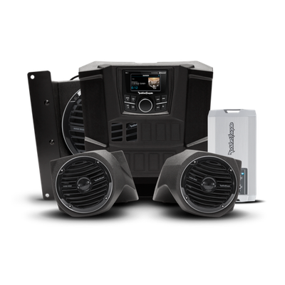 Rockford Fosgate 2015-2017 Polaris Ranger (Gen 1) 400 Watt Stereo Front Speaker w/ Subwoofer Kit Audio Component product photo
