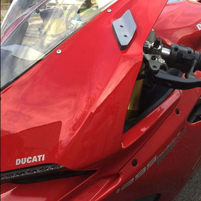 New Rage Cycles 2016-2019 Ducati 959 Panigale Mirror Block Off Turn Signals product photo