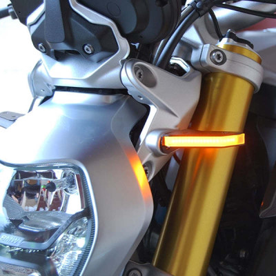 New Rage Cycles 2015-2024 BMW R1200R / RS Front Turn Signals product photo