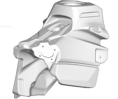 Acerbis 2019-2021 KTM SX125/150/250/2019 XC250/300 Fuel Tank Natural product photo