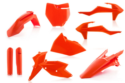 Acerbis 16-18 KTM 125-450 SX/ SX-F/ XC-F /XC Full Plastic Kit - 16 Orange