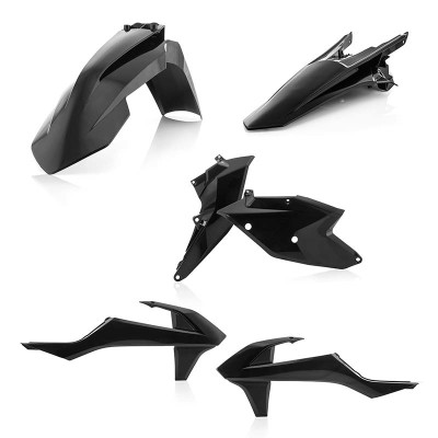 Acerbis 2017-2019 KTM XC-W150/250/300/ EXC-F250/350/450/500 Plastic Kit Black product photo