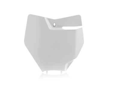 Acerbis 2016-2018 KTM SX125/150/ SX-F250/350/450/ XC-F250/350/450/ SX250/XC Front Number Plate White product photo