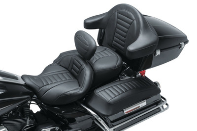 Mustang Motorcycle 2008-2021 Harley Davidson Electra Glide Std, Rd Glide ,Rd King, Str Glide Deluxe Driver Backrest Black product photo
