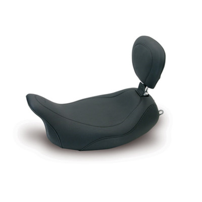 Mustang Motorcycle 08-21 Harley Davidson Electra Glide Std, Rd Glide, Rd King, Str Glide Touring Solo Seat -Black