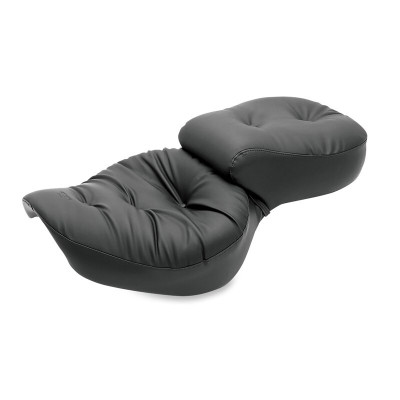 Mustang Motorcycle 06-17 Harley Davidson Dyna Wide Touring 1PC Seat Regal - Black