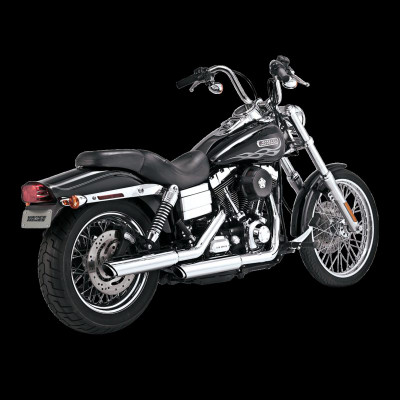 Vance & Hines Harley Davidson Dyna 91-17 3In Twin Slash Slip PCX Slip-On Exhaust