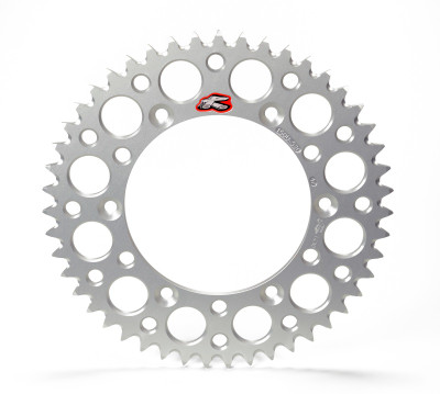 Renthal 2020-2023 Kawasaki KLX 230/ R/ S Rear Grooved Sprocket Silver product photo