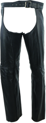 River Road Plains Leather Chaps Black - 4XL - Motorcycle / Biker / Racing Gear River Road Plains Leather Chaps Black - 4XL - Motorcycle / Biker / Racing Gear