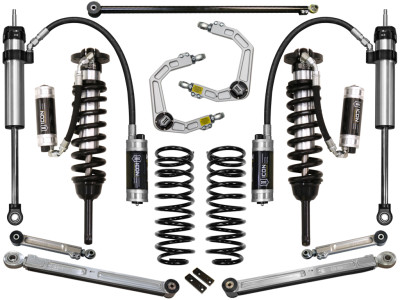 ICON 2010-2024 Toyota FJ/4Runner 0-3.5in Stage 7 Suspension System w/Billet Uca