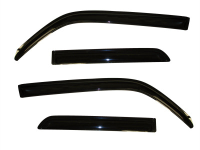 AVS 2010-2024 Toyota 4Runner Ventvisor Outside Mount Window Deflectors 4pc - Smoke