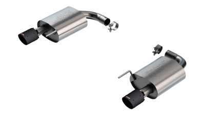 Borla 2024-2025 Ford Mustang GT 5.0L V8 w/o Active Exhaust S-Type Axle-Back Exhaust System - Carbon Fiber