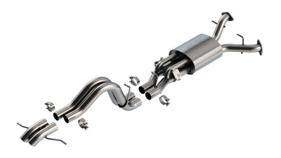 Borla 2022-2024 Ford Bronco Raptor V6 Turbo AT 2WD / 4WD ATAK Catback Exhaust w/ Turndown Tips