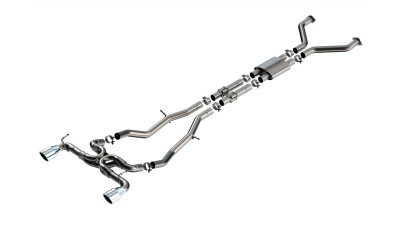 Borla 2023-2024 Nissan Z 2.5in ATAK Cat Back Exhaust 4.5in Tip - Stainless Steel