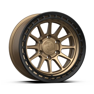 fifteen52 Range HD Bronze Wheel 17x8.5 | 5x127 BC (5x5) | +0 Offset - fits Jeep Wrangler JL 2018-2026, Jeep Wrangler JK 2007-2018, Jeep Gladiator JT 2020-2026, and 7 more