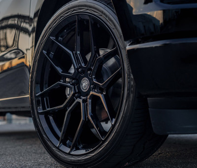 Forgestar X12 Gloss Black Wheel 22x10 | 6x139.7 BC (6x5.5) | +30 Offset | 6.7 Backspacing - fits Chevrolet Silverado 1500 1999-2026, GMC Sierra 1500 1999-2026, Chevrolet Tahoe 1992-2026, Chevrolet Suburban 1992-2026, GMC Yukon 1992-2026, and 25 more