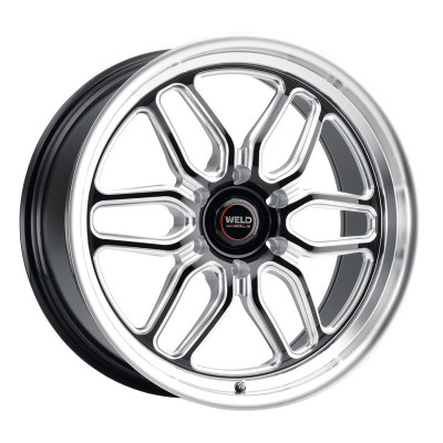 Weld Racing Laguna 6 Drag Gloss Black Wheel 20x7 | 6x139.7 BC (6x5.5) | +13 Offset | 4.50 Backspacing - fits Chevrolet Silverado 1500 1999-2026, GMC Sierra 1500 1999-2026, Chevrolet Tahoe 1992-2026, Chevrolet Suburban 1992-2026, GMC Yukon 1992-2026, and 25 more