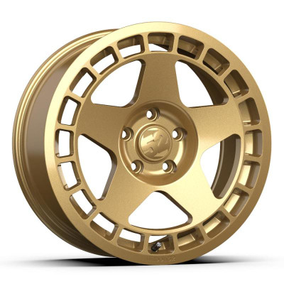 fifteen52 Turbomac Gloss Gold Wheel 18x8.5 | 5x108 BC (5x4.25) | +42 Offset - fits Ford Maverick 2022-2026, Ford Bronco Sport 2021-2026, Ford Focus 2000-2018, Ford Escape 2013-2019, Ford Edge 2007-2014, and 4 more