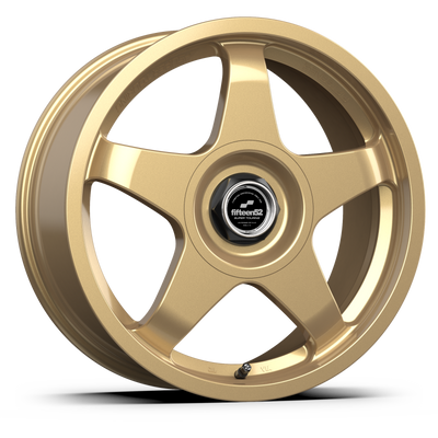 fifteen52 Chicane Gloss Gold Wheel 18x8.5 | 5x112 BC / 5x120 BC | +35 Offset - fits Audi A3, Audi A4, Volkswagen Golf, Cadillac CTS-V, and 1 more