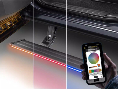 AMP Research PowerStep Vision - 2022-2024 Toyota Tundra (Crewmax | Double Cab) PowerStep - Black - 96338-01A