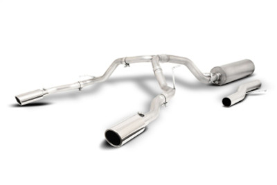 Gibson Cat-Back Dual Split Exhaust for 2021-2026 GMC Yukon and Chevrolet Tahoe 5.3L - 65682
