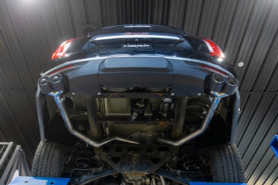 MBRP 2021-2026 Chevy Tahoe / GMC Yukon (5.3L / 6.2L) T304 SS 3in Cat-Back Dual Split Exhaust - Quad Carbon Fiber Tips (AT4 / Denali / RST / High Country / Z71) - S50573CF