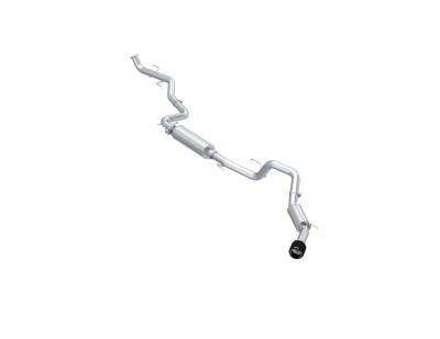 MBRP 2024+ Toyota Tacoma T304 Stainless Steel 3in Cat-Back Single Side Exit with Carbon Fiber Tip