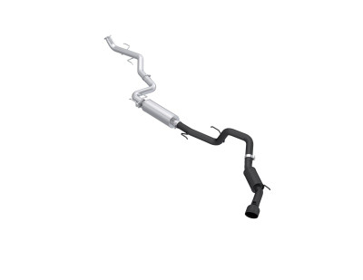 MBRP ARMOR BLK Cat-Back Exhaust, Black-Coated Aluminized Steel - 2024-2026 Toyota Tacoma 2.4L - S5323BLK