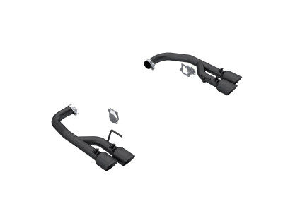 Shop the best deals on in-stock MBRP 2024-2026 Ford Mustang GT 5.0L 2.5in Dual Rear Axle-Black Tips - Black-Coated Aluminized Steel from JustBoltOns.com.